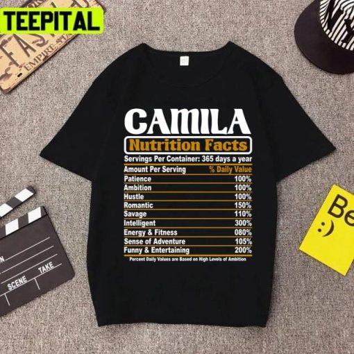 Camila Nutrition Facts Camila Cabello Unisex T-Shirt