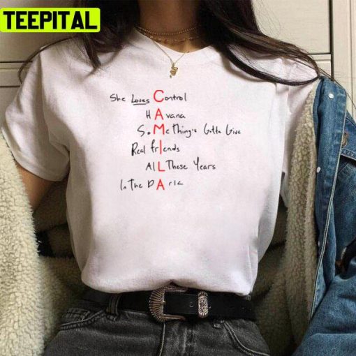 Camila Songs Handwriting Camila Cabello Unisex T-Shirt