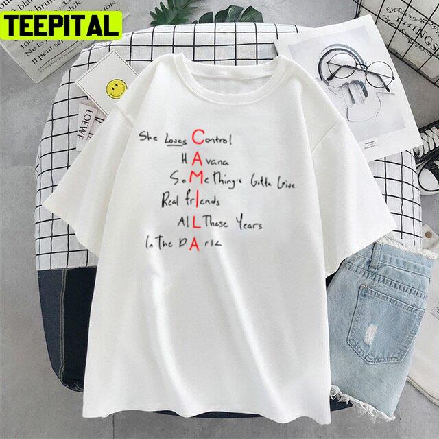 Camila Songs Handwriting Camila Cabello Unisex T-Shirt – Teepital