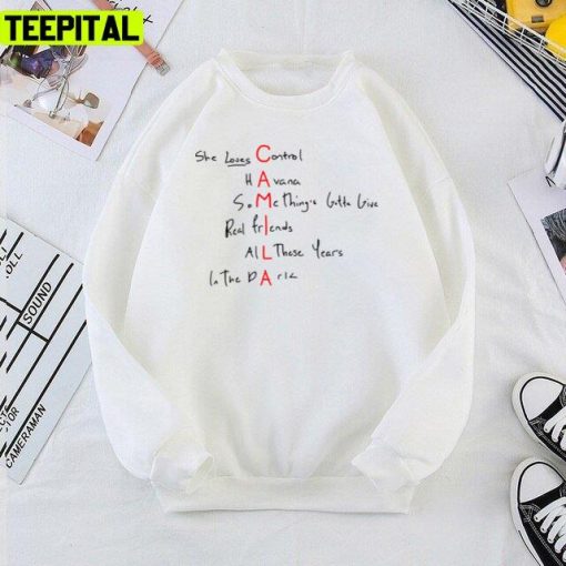 Camila Songs Handwriting Camila Cabello Unisex T-Shirt