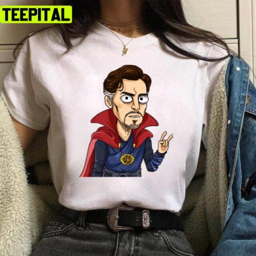 Caricature Doctor Strange Funny Fan Art Unisex T-Shirt