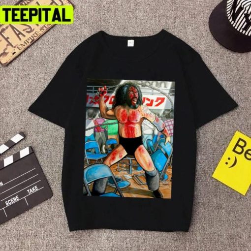 Cartoon Artwork Wrestling Legend Bruiser Brody Wwe Wrestling Unisex T-Shirt