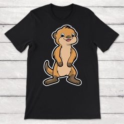 Cartoon Meerkat Illustration Unisex T-Shirt