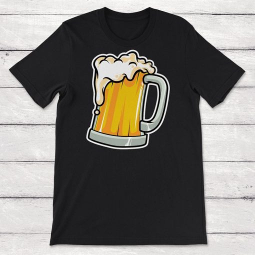 Cartoon Mug Of Beer Illustration Unisex T-Shirt