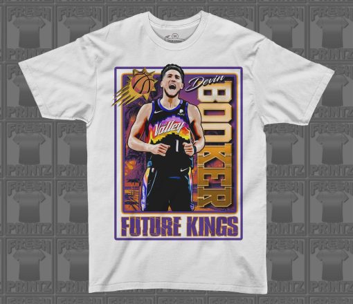 Cartoon Retro Devin Booker Future Kings Pheonix Suns Basketball Unisex T-Shirt