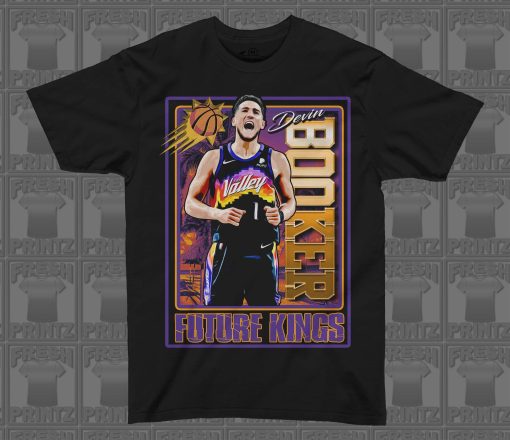 Cartoon Retro Devin Booker Future Kings Pheonix Suns Basketball Unisex T-Shirt