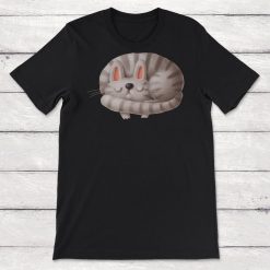 Cat Graphic Napping Cat Clipart Unisex T-Shirt