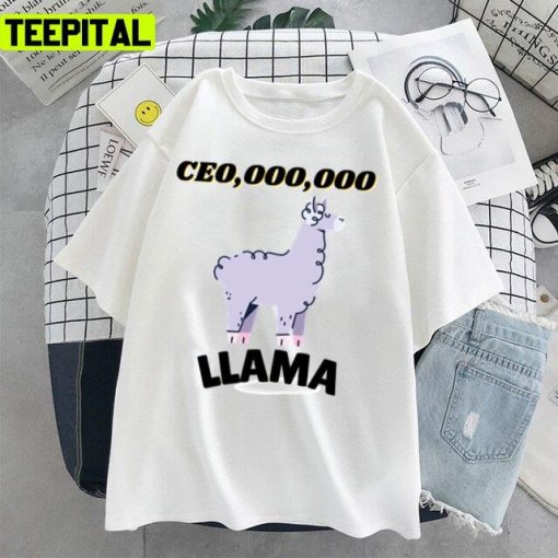 Ceo Ooo Ooo The Cute Llama Unisex T-Shirt