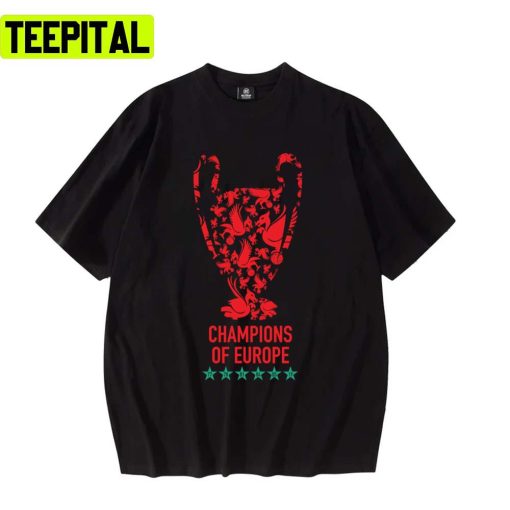 Champions Of Europe Liverpool Champions Unisex T-Shirt