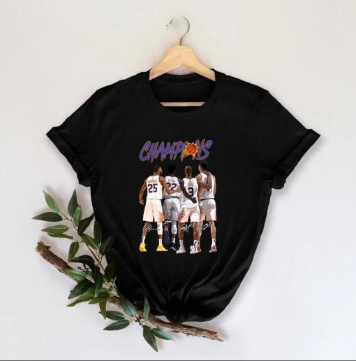 Champions Phoenix Suns Chris Paul Devin Booker Basketball Unisex T-Shirt