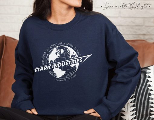 Changing The World For A better Future Stark Industries Iron Man Unisex Sweatshirt