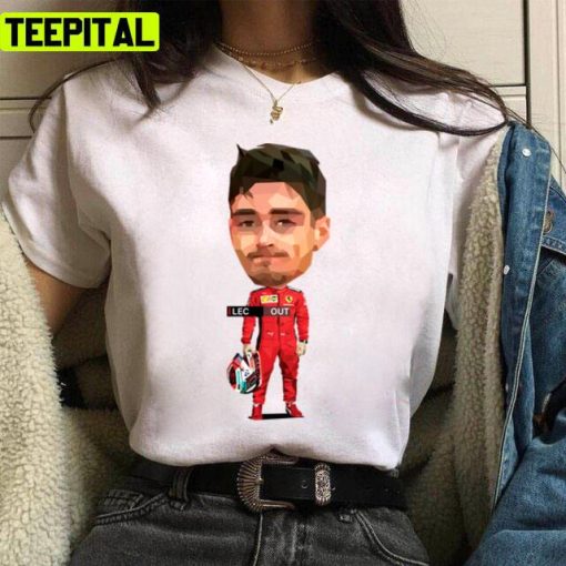 Charles Leclerc Funny Face Out Design Unisex T-Shirt