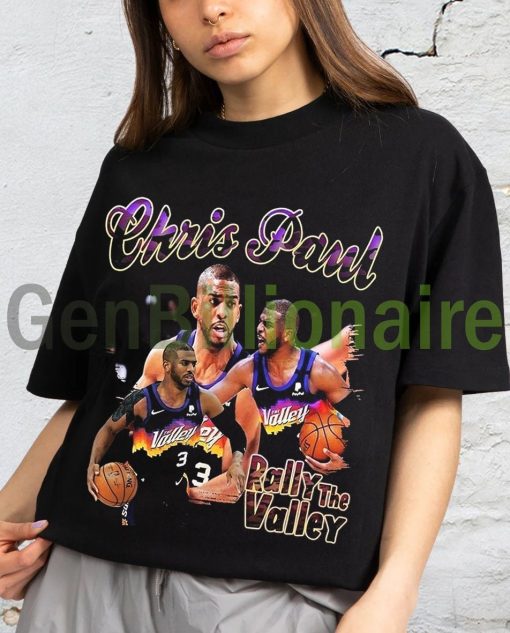 Chris Paul Rally The Valley Rap Hip Hop 90s Basketball Unisex T-Shirt