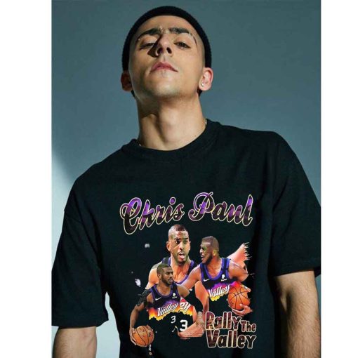 Chris Paul Rally The Valley Rap Hip Hop 90s Basketball Unisex T-Shirt