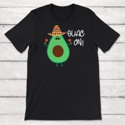 Cinco De Mayo Avocado Guac On Sombrero Unisex T-Shirt