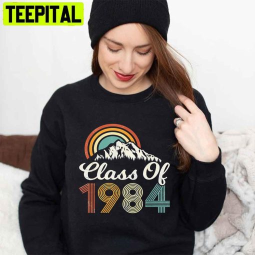 Class Of 1984 Vintage Rainbow Unisex T-Shirt