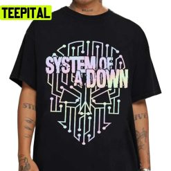 Colored Skull System Of Down Soad Unisex T-Shirt