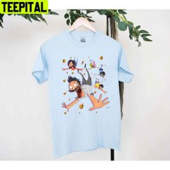 Comic Art Bob’s Burgers Family Falling Unisex T-Shirt