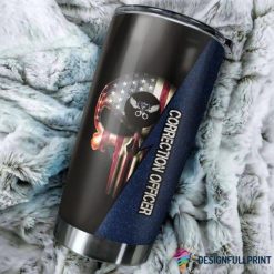 Correctional Officer Gift For Lovers Travel Tumbler All Over Print