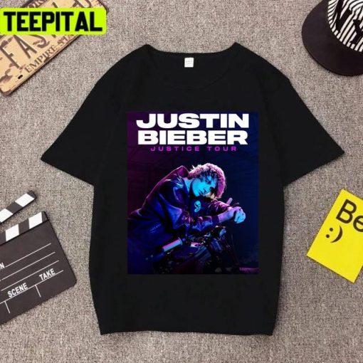 Cover Albums Justice Tour Justin Bieber Design Unisex T-Shirt