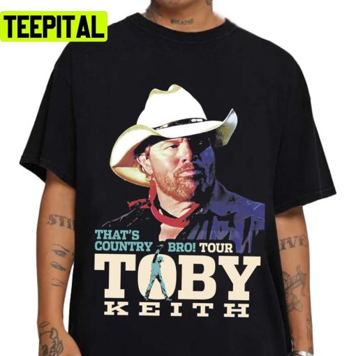 Cowb Buld Toby Keith Portrait Unisex T-Shirt