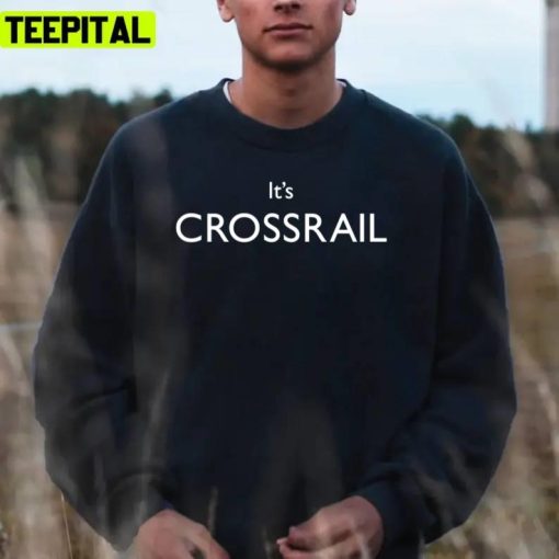 Crossrail Trending Text 2022 Design Unisex T-Shirt