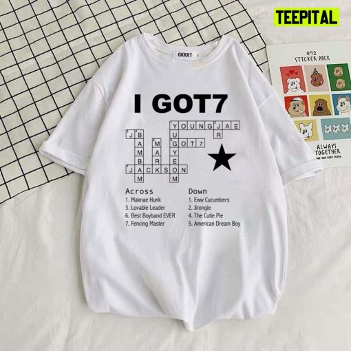 Crossword Puzzle Got7 Unisex T-Shirt