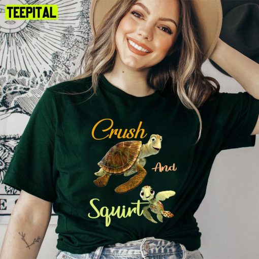 Crush And Squirt Finding Nemo Unisex T-Shirt