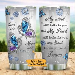 Custom Name Memory My Soul Knows Gift For Lover Day Travel Tumbler