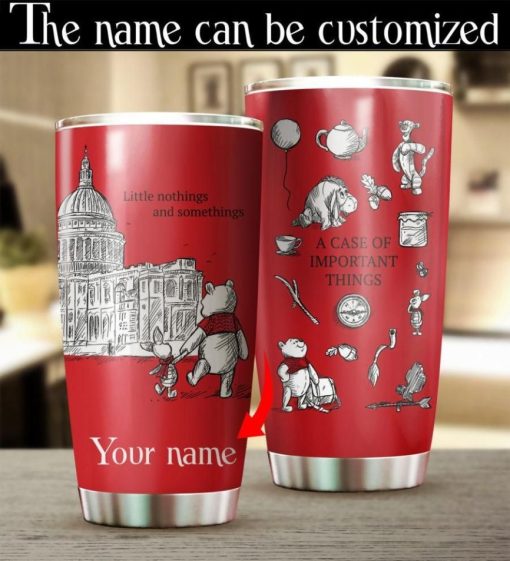 Customized Bear Winnie The Pooh Honey A Case Of Important Things Gift For Lover Day Travel Tumbler All Over Print
