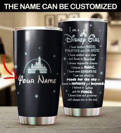 Customized Castle Disney Girl Gift For Lover Day Travel Tumbler