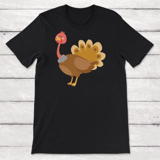 Cute Animals Turkey Cartoon Unisex T-Shirt