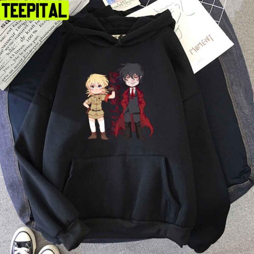 Cute Chibi Style Hellsing Two Vampires Unisex T-Shirt