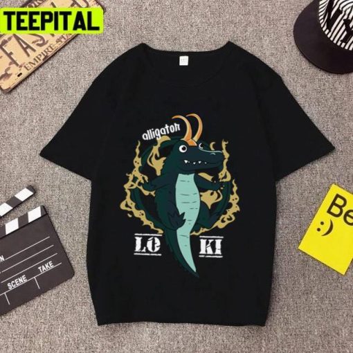 Cute Design Alligator Loki Premium Tom Hiddleston Marvel Unisex T-Shirt