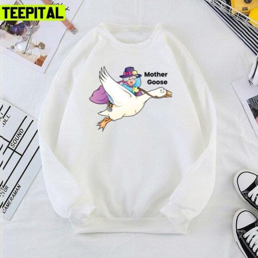 Cute Design Mother Goose For Mothers Day Design Unisex T-Shirt