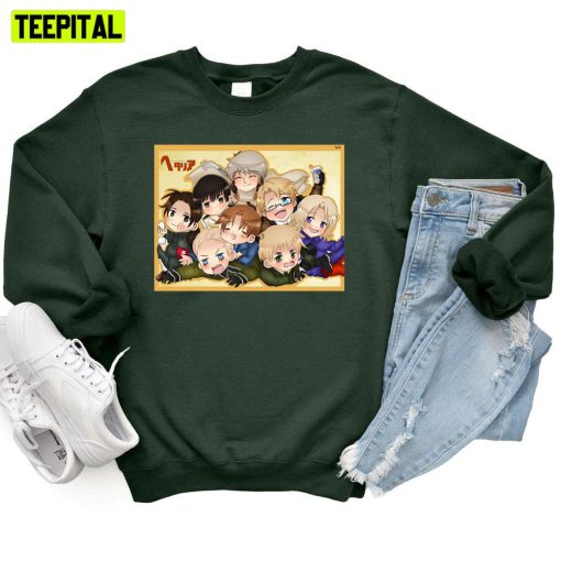 Cute Hetalia Group Unisex T-Shirt