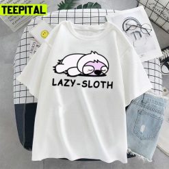 Cute Lazy Sloth Yoga Humorous Design Unisex T-Shirt