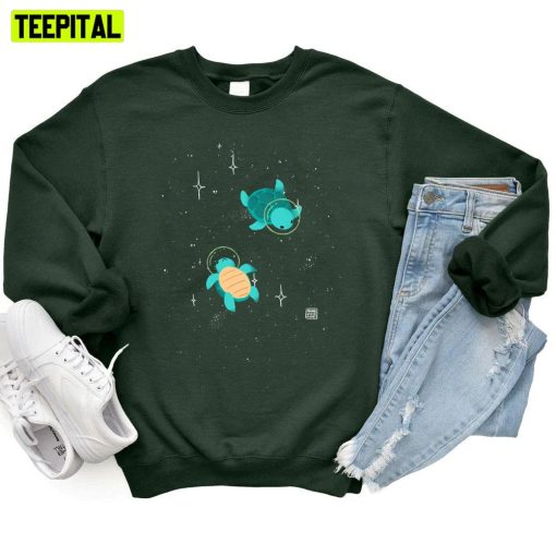 Cute Space Turtles Unisex T-Shirt