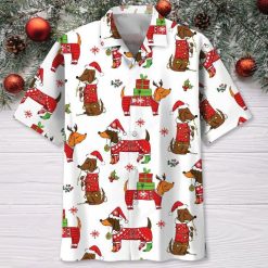 Dachshund Wish You A Merry Christmas Hawaiian Shirt HA33