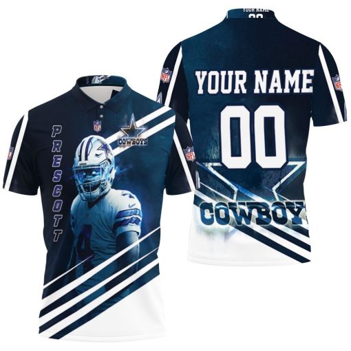 Dak Prescott 4 Dallas Cowboys 3d Personalized Polo Shirt  All Over Print Shirt 3d T-shirt