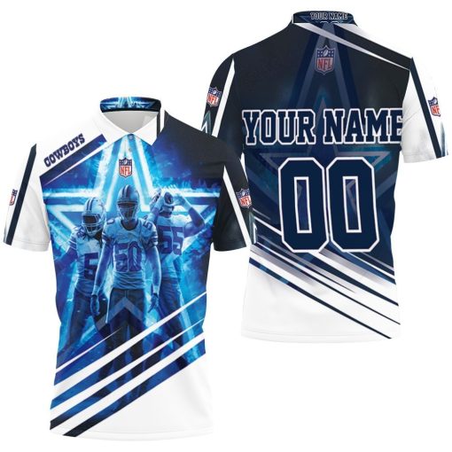 Dallas Cowboys Jaylon Smith 54 Sean Lee 50 Leighton Vander Esch 55 3d Personalized Polo Shirt All Over Print Shirt 3d T-shirt