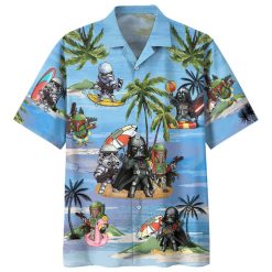Darth Vader Stormtrooper Summer Time Hawaiian Shirt PK12