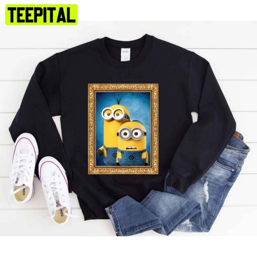 Despicable Me Minions Group Framed Portrait Unisex T-Shirt