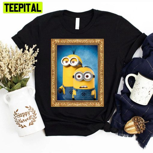 Despicable Me Minions Group Framed Portrait Unisex T-Shirt