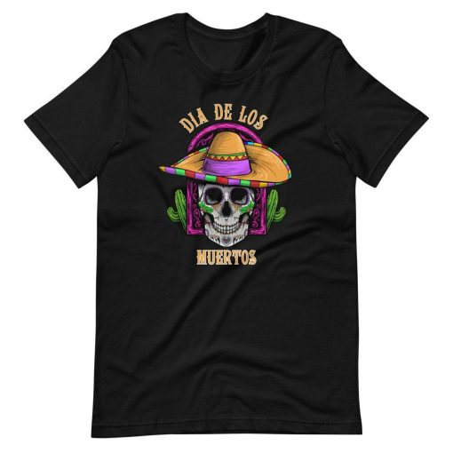 Dia De Los Muertos Day Of The Dead Skull Short Sleeve Unisex T-Shirt