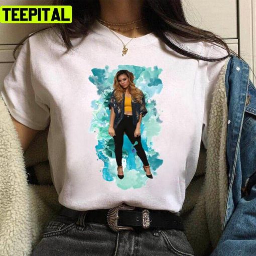 Dinah Jane Blue Splash Portrait Fifth Harmony Unisex T-Shirt