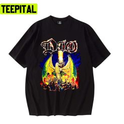 Dio Dragons Trending 01 Sabbath Graphic Lamb Of God Retro 80s 90s Rock Band Unisex T-Shirt