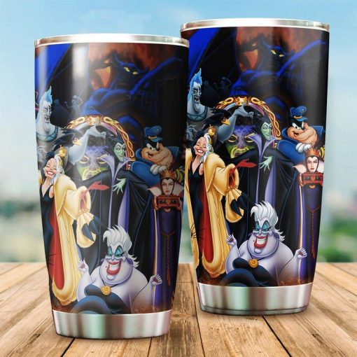 Disney Villains 456 Gift For Lover Day Travel Tumbler All Over Print