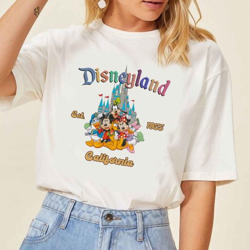 Disneyland Est 1955 California Mickey And Friends Unisex T-Shirt