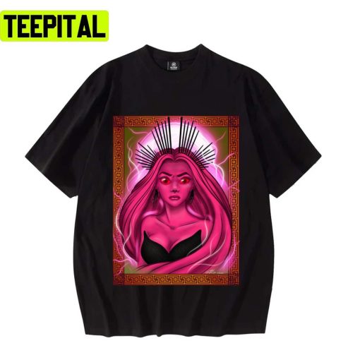 Dread Queen With Background Design Unisex T-Shirt